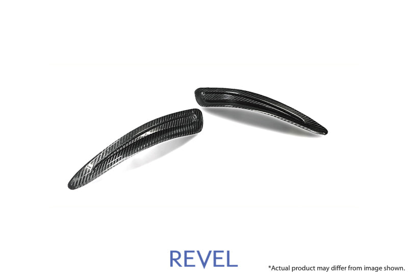 Revel GT Dry Carbon Motorhaubenkanalabdeckung 2020 Toyota GR Supra - 2 Stück