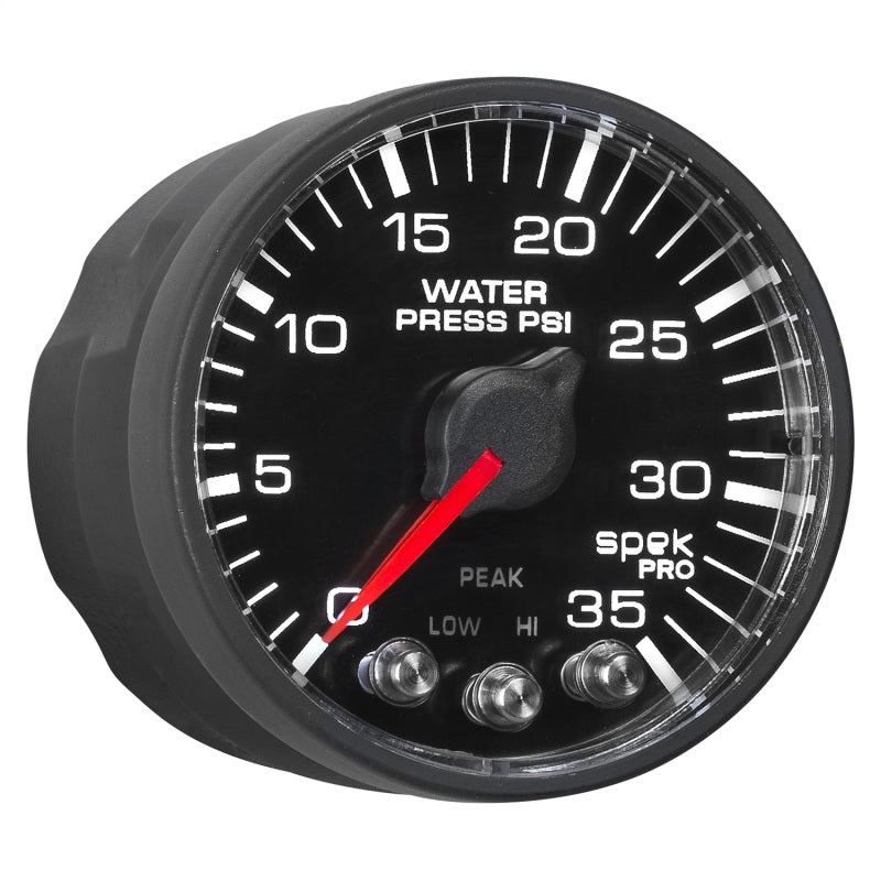Autometer Spek-Pro 52,4 mm 0–35 PSI digitales Schrittmotor-Wasserdruckmessgerät