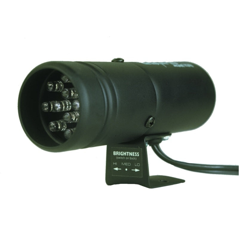 Autometer Drehzahlmesser 0–9000 U/min, Carbonfaser-Pro-Stock-Sockel mit Super Lite und Peak Mem, 5 Zoll (127 mm)
