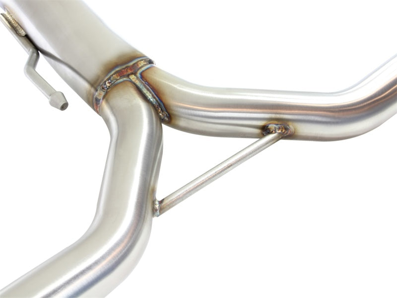 aFe Takeda Auspuff 304SS Dual Cat-Back mit polierten Spitzen 13-17 Honda Accord LX/EX/EX-L Limousine L4 2,4 l