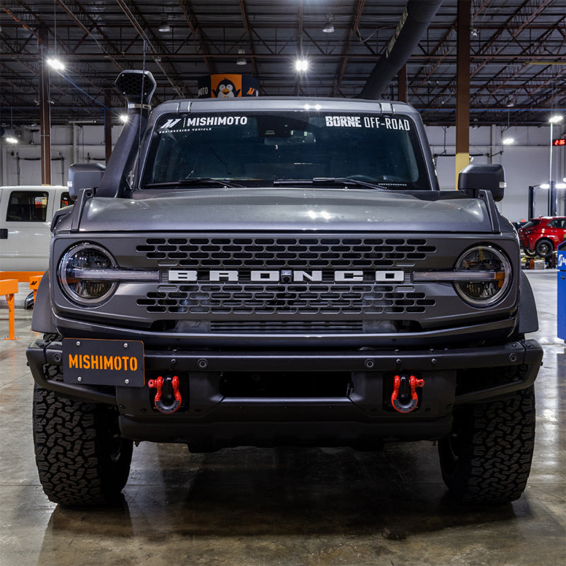 Mishimoto 2021+ Ford Bronco Modulare Nummernschildverlegung für Stoßstangen