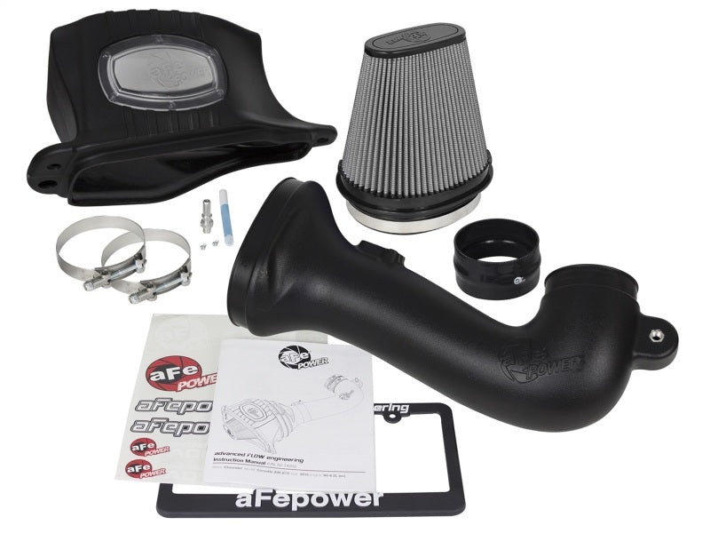 aFe Momentum Pro DRY S Kaltluftansaugsystem 15-17 Chevy Corvette Z06 (C7) V8-6.2L (sc)