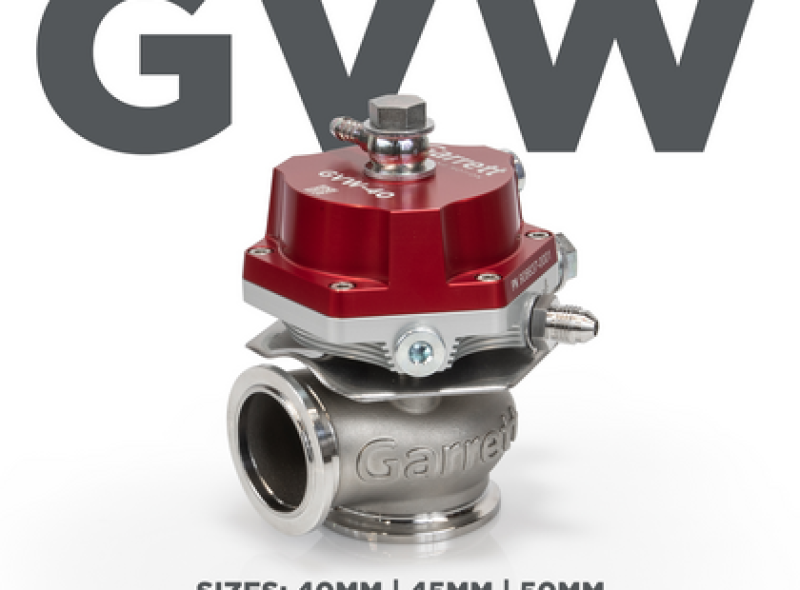 Garrett GVW-45 45-mm-Wastegate-Kit – Rot