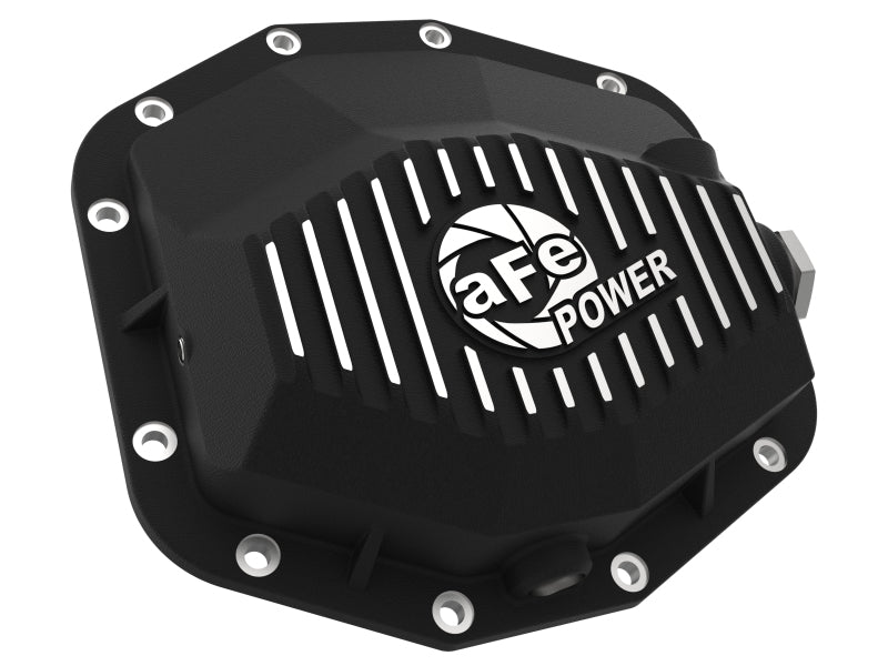 aFe POWER 21-22 Ram 1500 TRX Hemi V8 6.2L (sc) PRO Series Hinterachs-Differentialdeckel, schwarz mit bearbeiteter