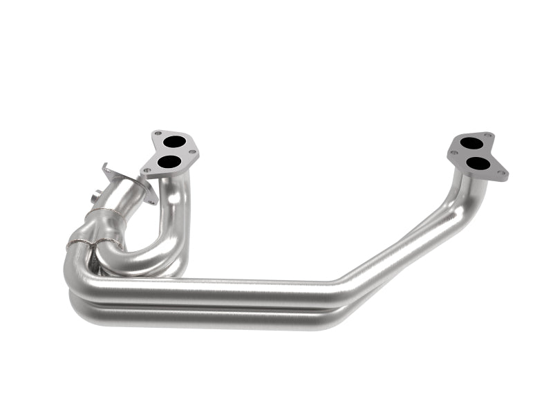 aFe Power Twisted Steel Long Tube Header 02-19 Subaru Impreza WRX/STI/Legacy (ungleiche Länge)