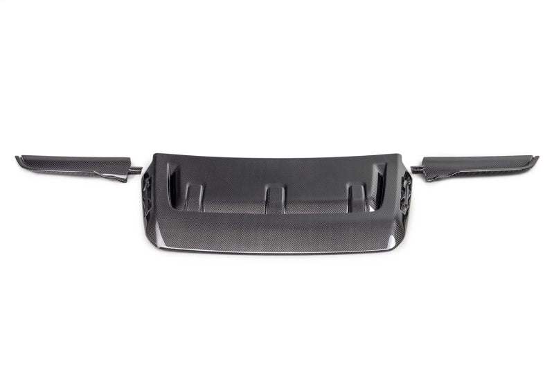 Ford Racing 21-24 Ford F150 Raptor Carbonfaser-Motorhaubenentlüftung - Glänzend