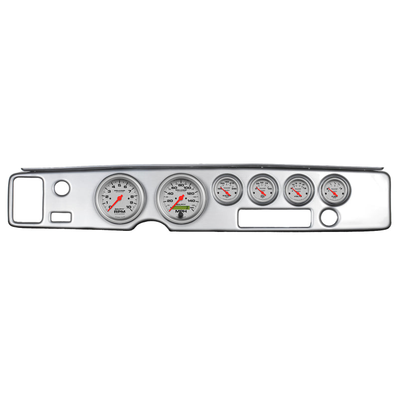 Autometer Ultra-Lite 70-81 Firebird Armaturenbrett-Kit, 6-teilig, Drehzahlmesser/MPH/Kraftstoff/Öl/WTMP/Volt
