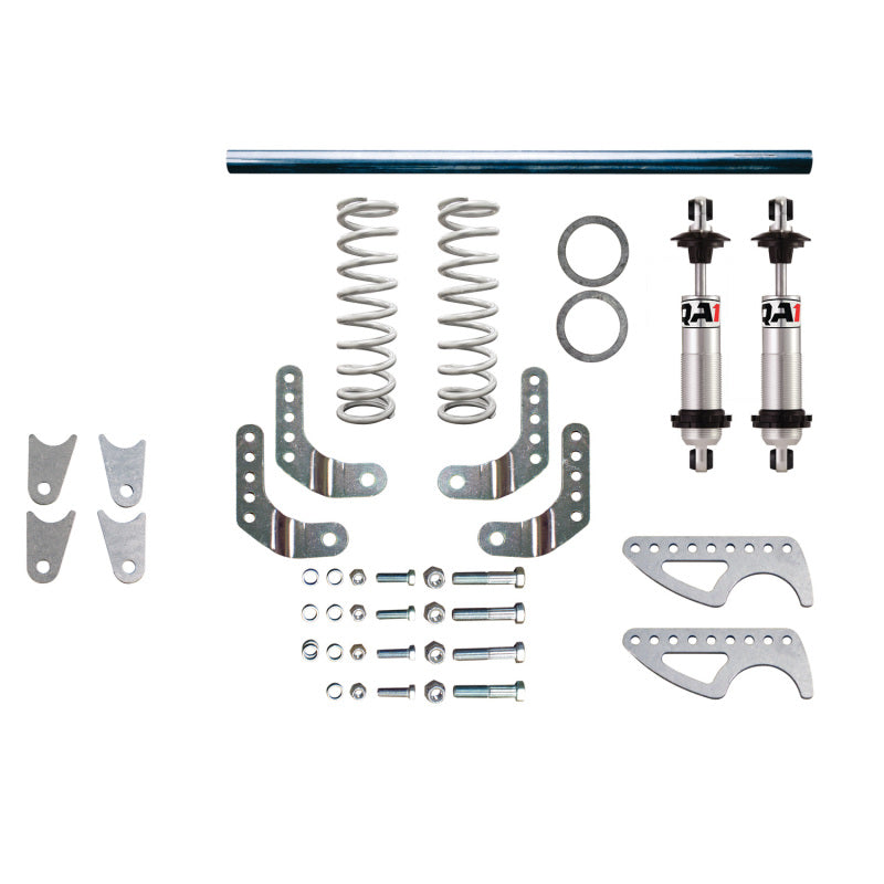 QA1 Pro Einschweiß-Gewindefahrwerk hinten – RideSensitive – 12 Zoll x 100/200 lbs/Zoll – 3-Zoll-Rohr – Aluminium