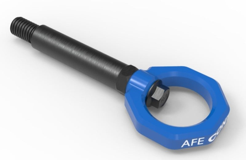 aFe Control Abschlepphaken hinten blau BMW F-Chassis 2/3/4/M
