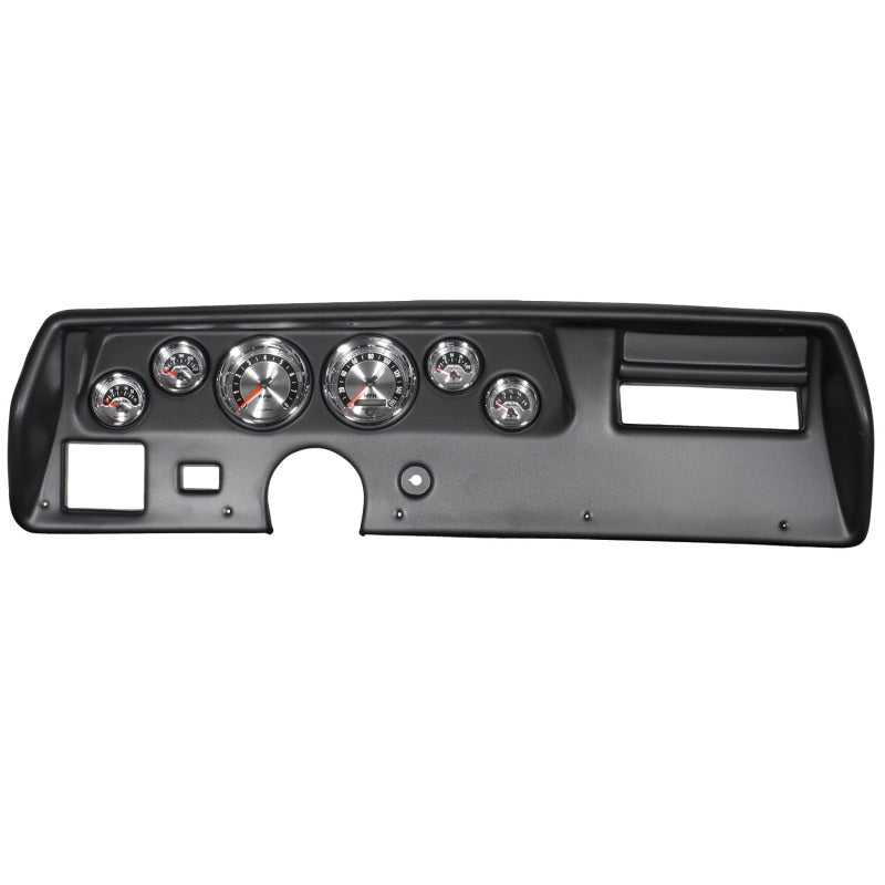 Autometer American Muscle Gauge Kit 6-teilig Chevelless/Monte 70-72 Drehzahl/Meilen/Meilen/Kraftstoff/Öldruck/Wh/Volt