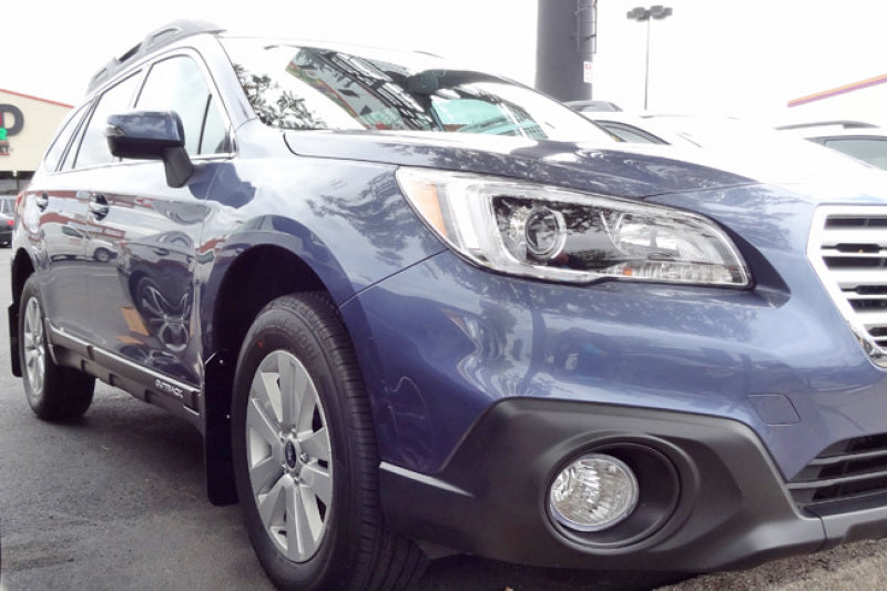 Rally Armor 15-19 Subaru Outback Schwarzer UR-Schmutzfänger mit grauem Logo