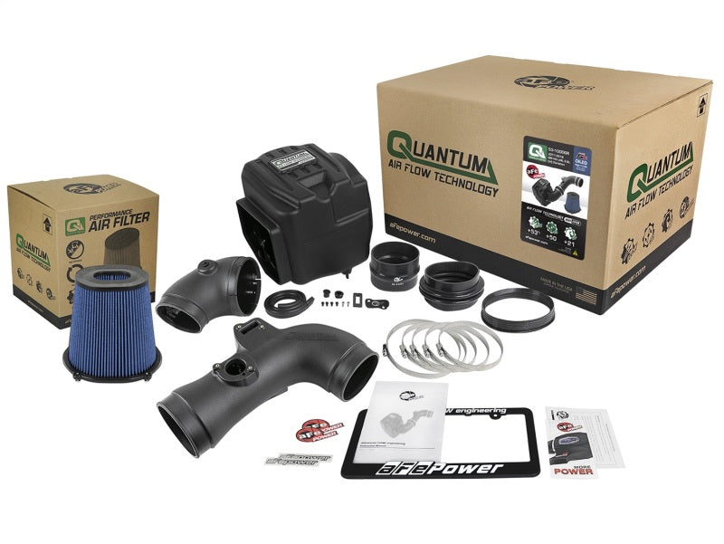 aFe Quantum Pro 5R Kaltluftansaugsystem 11-16 GM/Chevy Duramax V8-6.6L LML – geölt