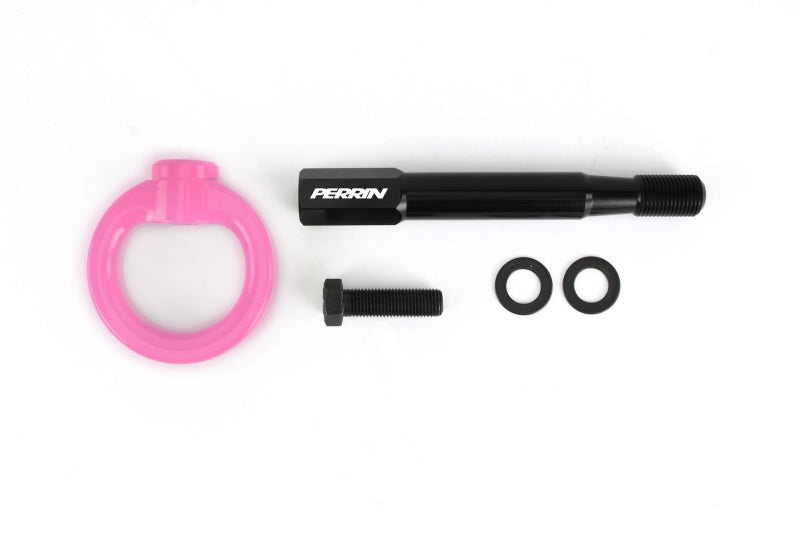 PERRIN 18-21 WRX/STI / 13-20 BRZ / 17-20 Toyota 86 Abschlepphaken-Kit vorne – Hyper Pink