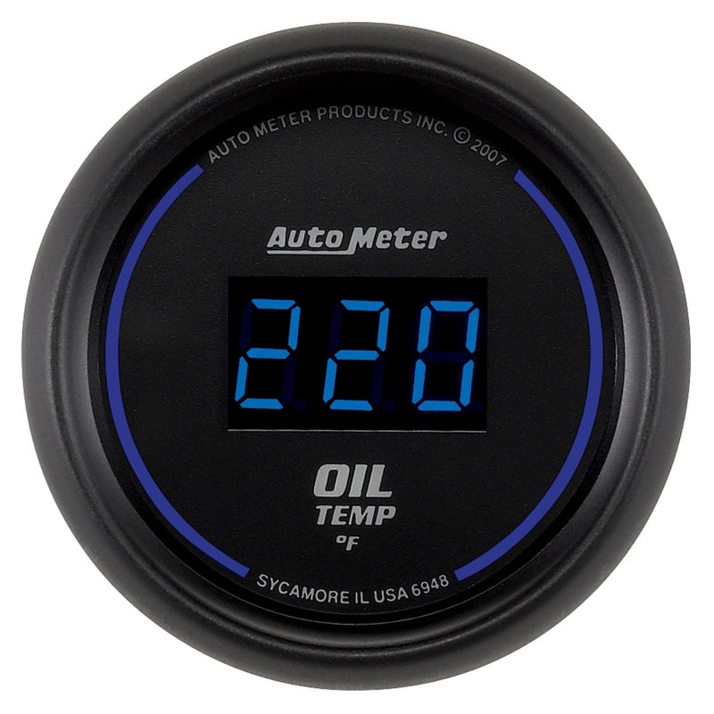 Autometer Cobalt Digital 52,4 mm 0-340 Grad F Öltemperaturanzeige