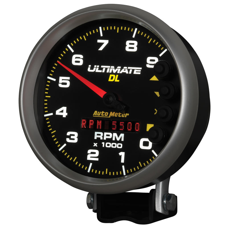 Autometer Ultimate DL Playback Drehzahlmesser, 12,7 cm, 9000 U/min, Schwarz