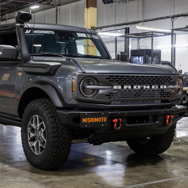Mishimoto 2021+ Ford Bronco Modulare Nummernschildverlegung für Stoßstangen
