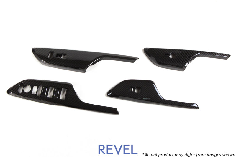 Revel GT Dry Carbon Fensterschalter-Panels (FL/FR/RL/RR) 16-18 Honda Civic - 4-teilig
