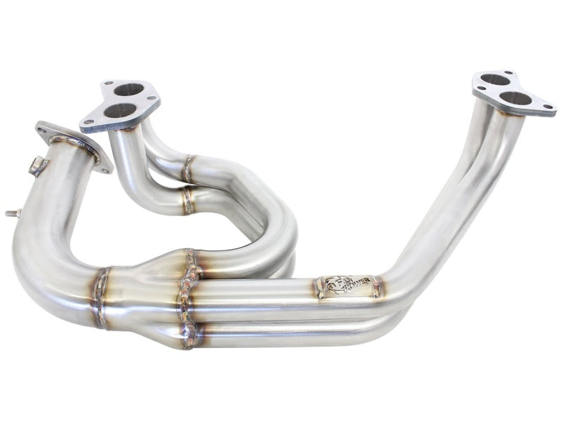 aFe Power Twisted Steel Long Tube Header 02-19 Subaru Impreza WRX/STI/Legacy (ungleiche Länge)