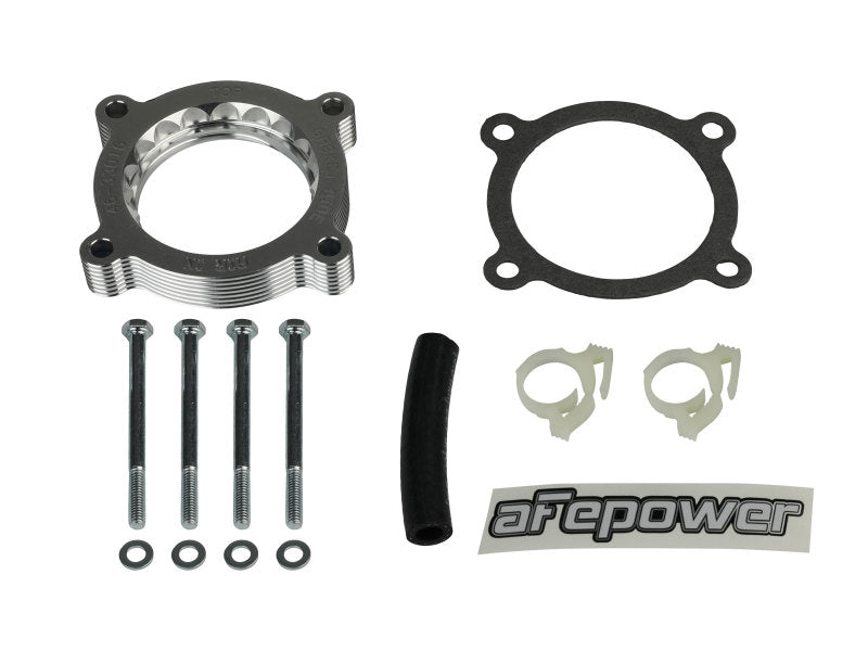 aFe 11–14 Ford Mustang/ 11–14 Ford F-150 V6 3,7 l Silver Bullet Drosselklappen-Abstandshalter – Silber
