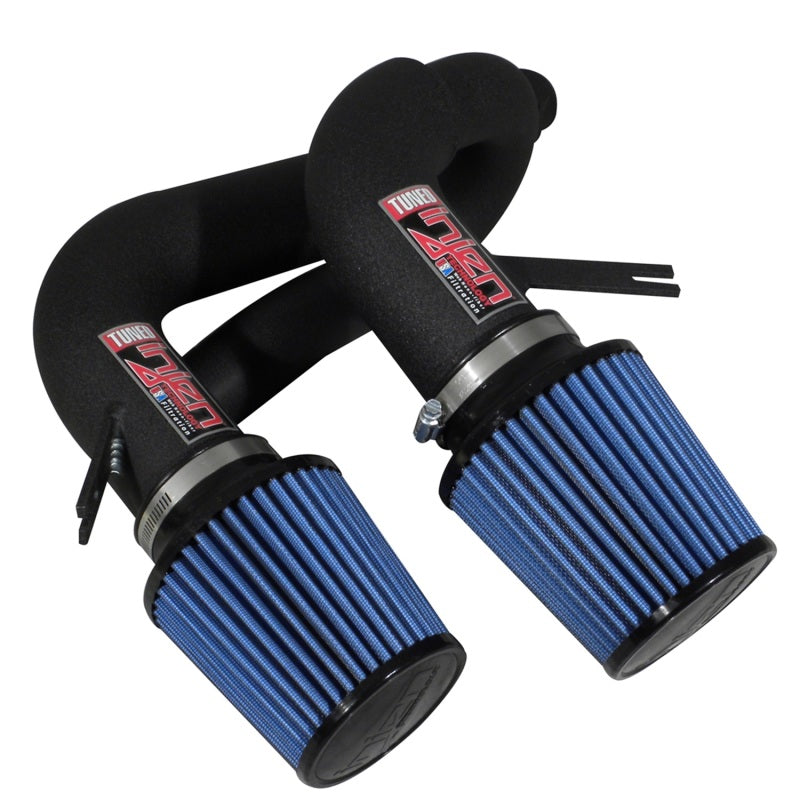 Injen 08–09 535i E60 3,0 l L6 Doppelansaugung und AMSOIL-Filter, Wrinkle Black Short Ram Intake
