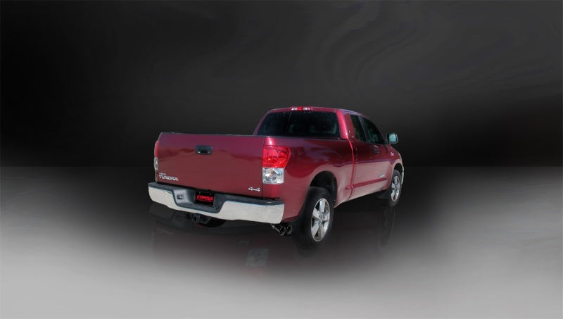 Corsa 2011–2021 Toyota Tundra Double Cab/Crew Max 5,7 l V8 Schwarzer Sport-Cat-Back-Auspuff