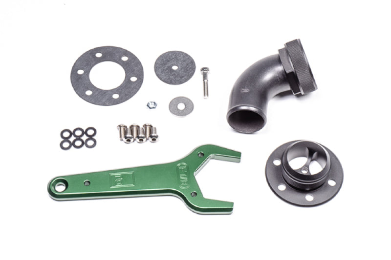 Radium-Einfüllstutzen für Fernmontage – 24AN-Kniestück – 1,5-Zoll-Widerhaken