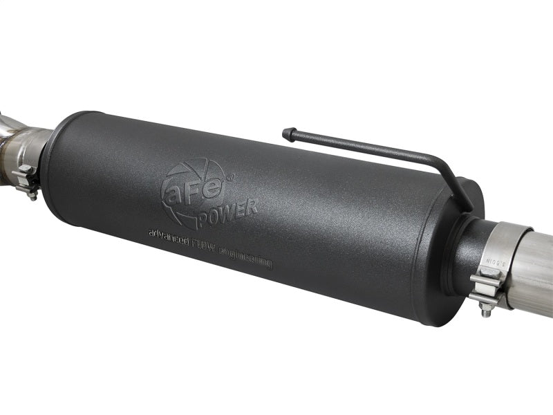 aFe MACH Force-Xp 3 Zoll bis 3-1/2 Zoll 304 SS Cat-Back-Auspuff mit schwarzer Spitze 17-18 Ford F-150 Raptor V6 3,5 l