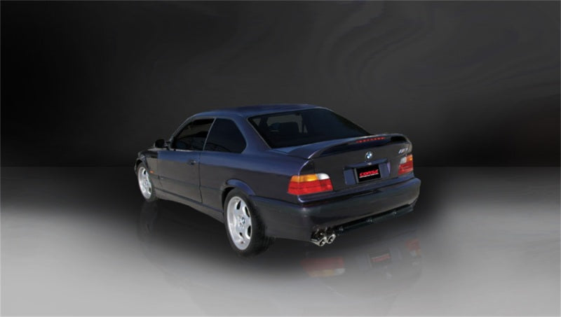 Corsa 1992-1999 BMW 325i/is Coupé E36 Polierter Sport-Cat-Back-Auspuff