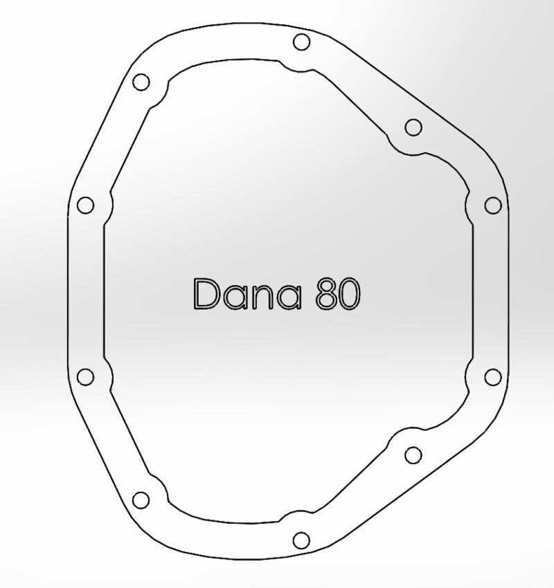 sichere hintere Differentialabdeckung (roh; Street Series); Dodge Diesel Trucks 94-02 L6-5,9 l (td)