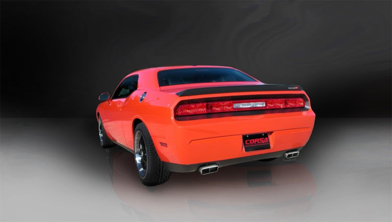 Corsa 2008–2010 Dodge Challenger SRT-8 6,1 l V8, polierter Xtreme Cat-Back-Auspuff
