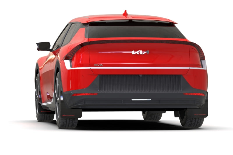 Rally Armor 22-25 Kia EV6 Black UR Mud Flap Blue Logo