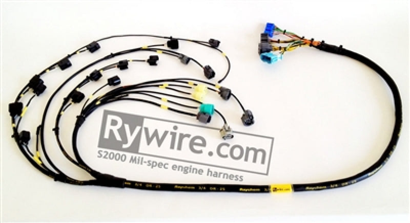 Rywire Honda S2000 AP1/AP2 (früh) Mil-Spec-Motorkabelbaum mit Schnelltrennung/OE-Spulen/Einspritz-/ECU-Steckern
