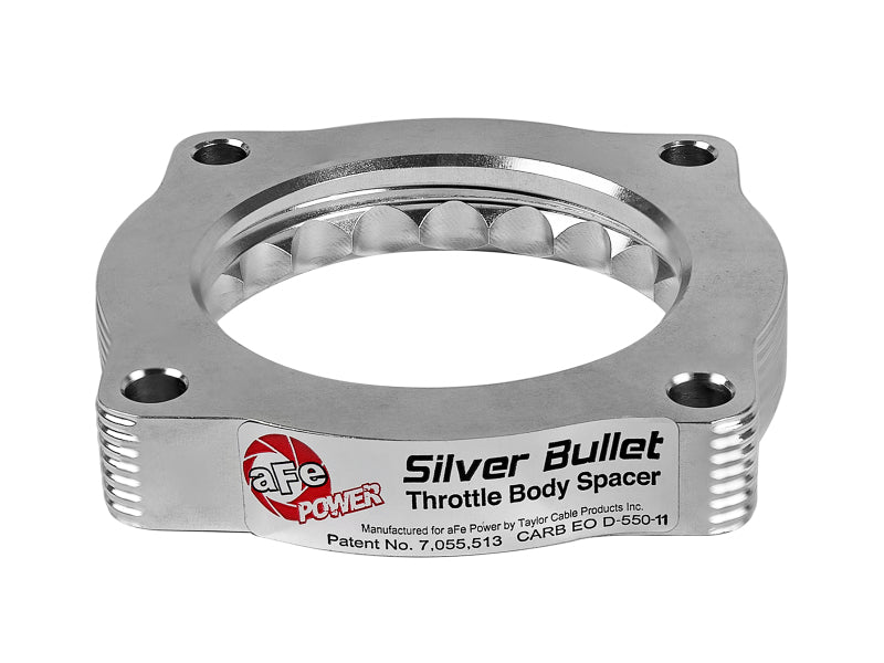 aFe Silver Bullet Drosselklappen-Abstandshalter TBS BMW 335i (N54) 07-11 135i/535i 08-10 L6-3.0L (tt)