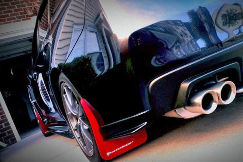 Rally Armor 15-21 Subaru WRX/STI Schwarzer UR-Schmutzfänger mit grauem Logo