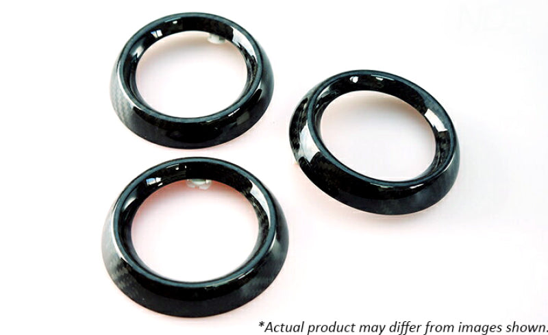 Revel GT Dry Carbon Klimaanlagen-Entlüftungsabdeckungen 16-18 Mazda MX-5 - 3 Stück