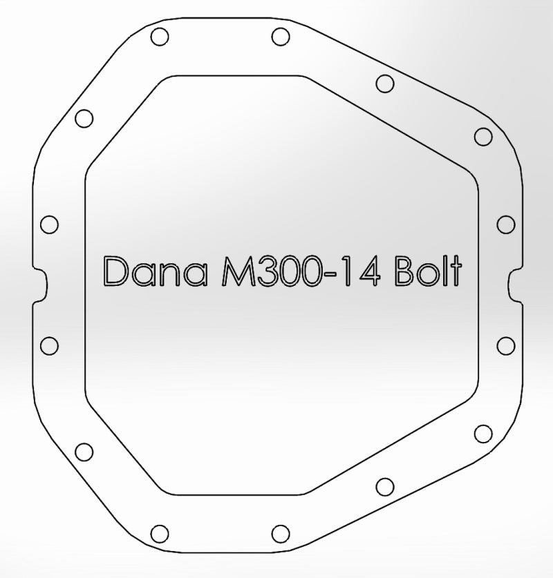 aFe Power Hinterachs-Differentialabdeckung, schwarz, mit bearbeiteten Lamellen, 17 Ford F-350/F-450 6,7 l (td) Dana M300-14 (Dually)