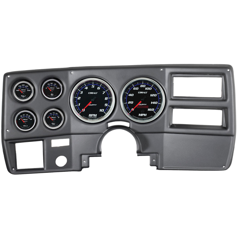 Autometer Cobalt 73-83 Chevy Truck/Suburban Kit 6-teilig Drehzahlmesser / MPH / Kraftstoff / Öl / WTMP / Volt