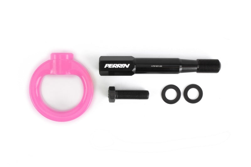 PERRIN 15-17 Subaru WRX/STI Abschlepphaken-Kit (vorne) – Hyper Pink