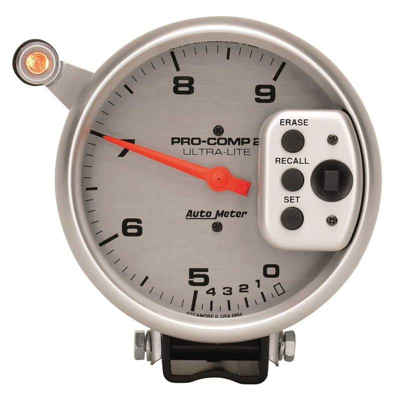 Autometer Ultra-Lite 5 Zoll 9000 U/min Dual Range mit Shift-Lite und Memory Tach