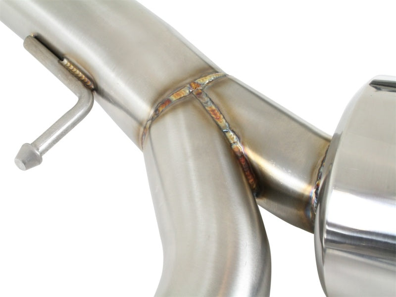 aFe Takeda Auspuff 304SS Dual Cat-Back mit polierten Spitzen 08-13 Mitsubishi Lancer Evo X L4 2.0L Turbo