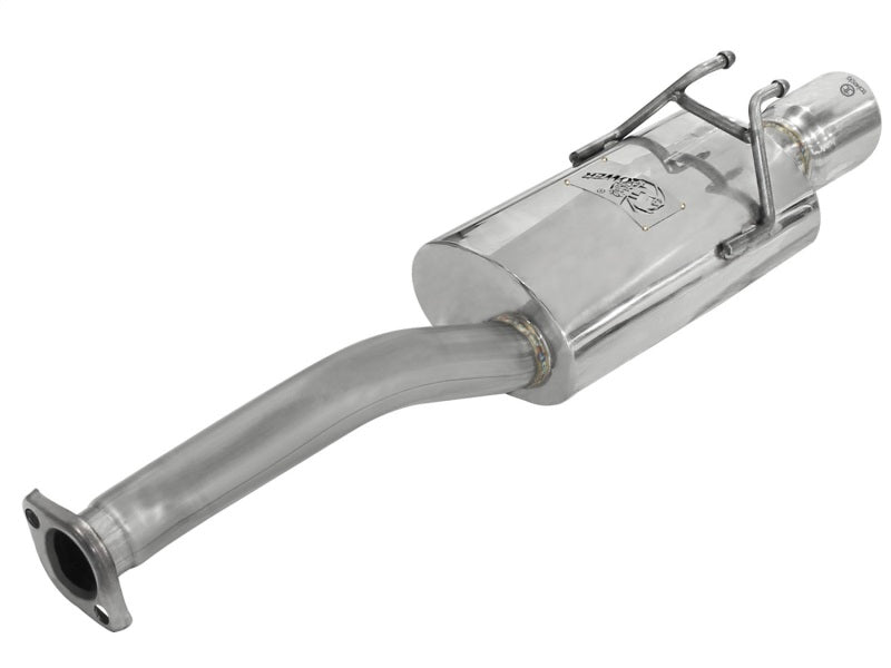 aFe Takeda Auspuff 2,5 Zoll Durchmesser 304SS Axle-Back mit polierter Spitze 06-11 Honda Civic EX Sedan L4 1,8L