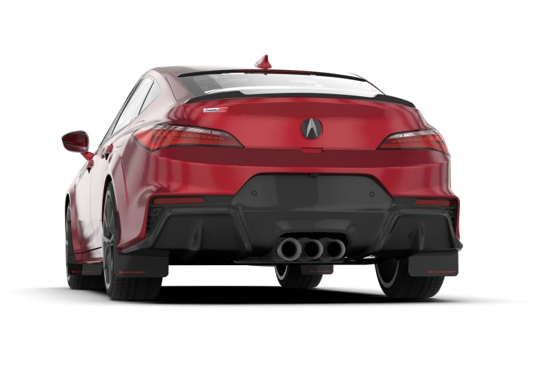 Rally Armor 23-25 Acura Integra A-Spec Black UR Mud Flap W/Dark Grey Logo (No Drill Req)