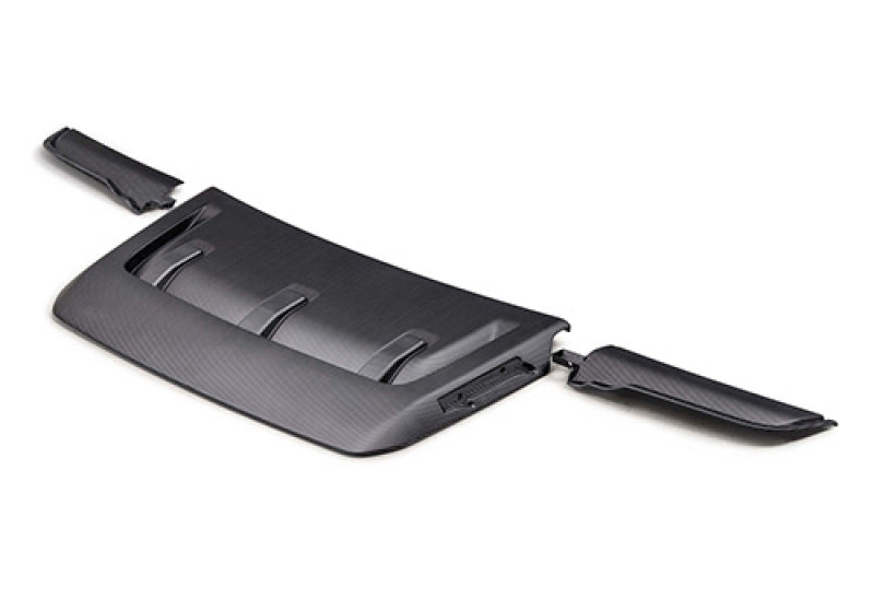 Ford Racing 21-24 F-150 Raptor Motorhaubenentlüftung und -verkleidung aus Carbonfaser – Matt