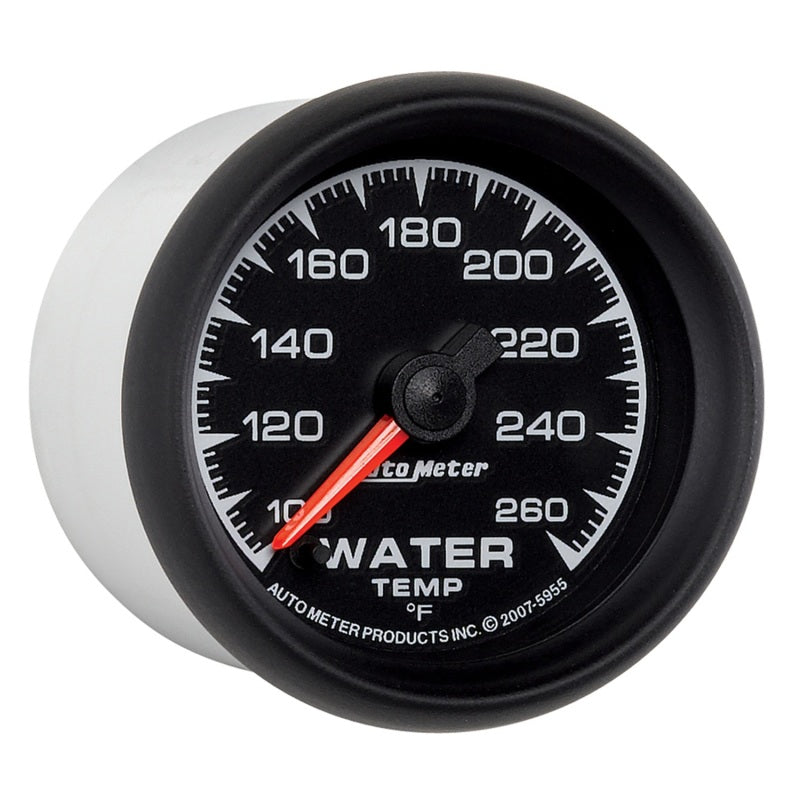 Autometer ES 52,4 mm 100-260 Grad. F Wassertemperaturanzeige