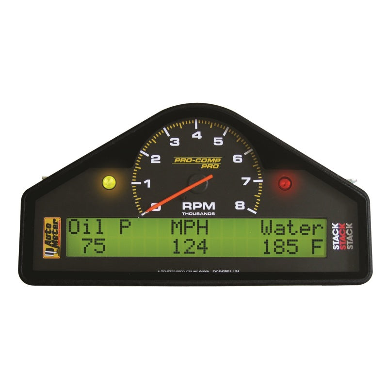 Autometer Pro-Comp Street Dash Drehzahl-/Geschwindigkeits-/Öldruck- und Temperatur-/Wassertemperatur-/Kraftstoffstand-/Batteriespannungsanzeige