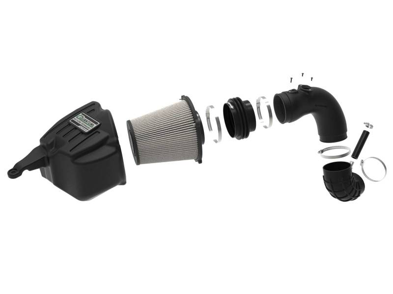 aFe 07-09 Ram 2500/3500 Cummins L6-6.7L (td) Quantum Kaltluftansaugsystem mit Pro Dry S Filter