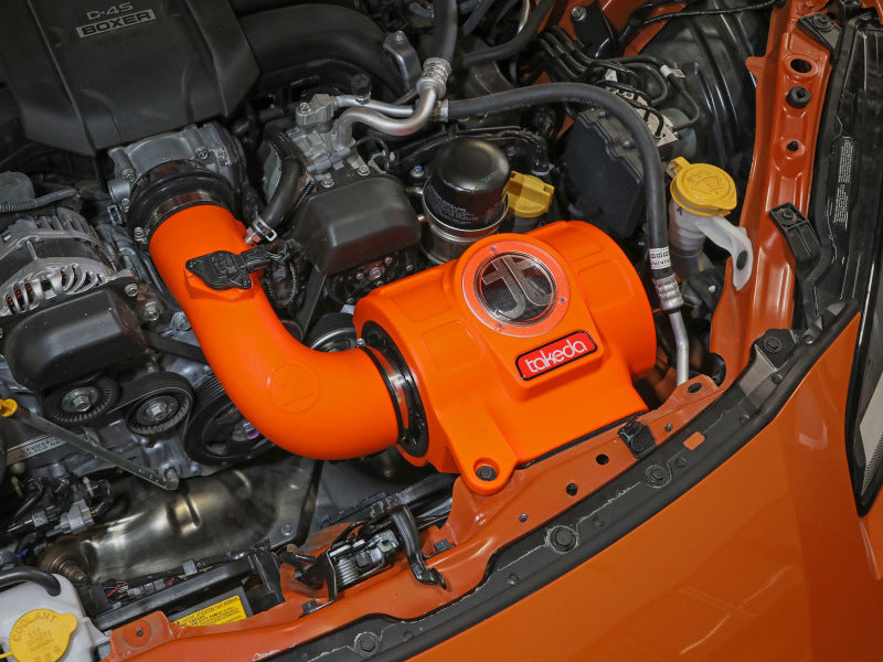 aFe 22-23 Toyota GR86 / Subaru BRZ Takeda Momentum Pro 5R Orange Edition Kaltluftansaugsystem