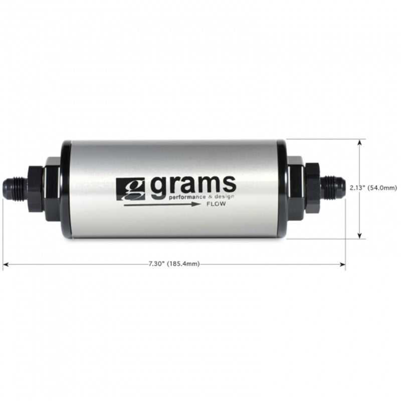 Grams Performance 20 Micron -8AN Fuel Filter