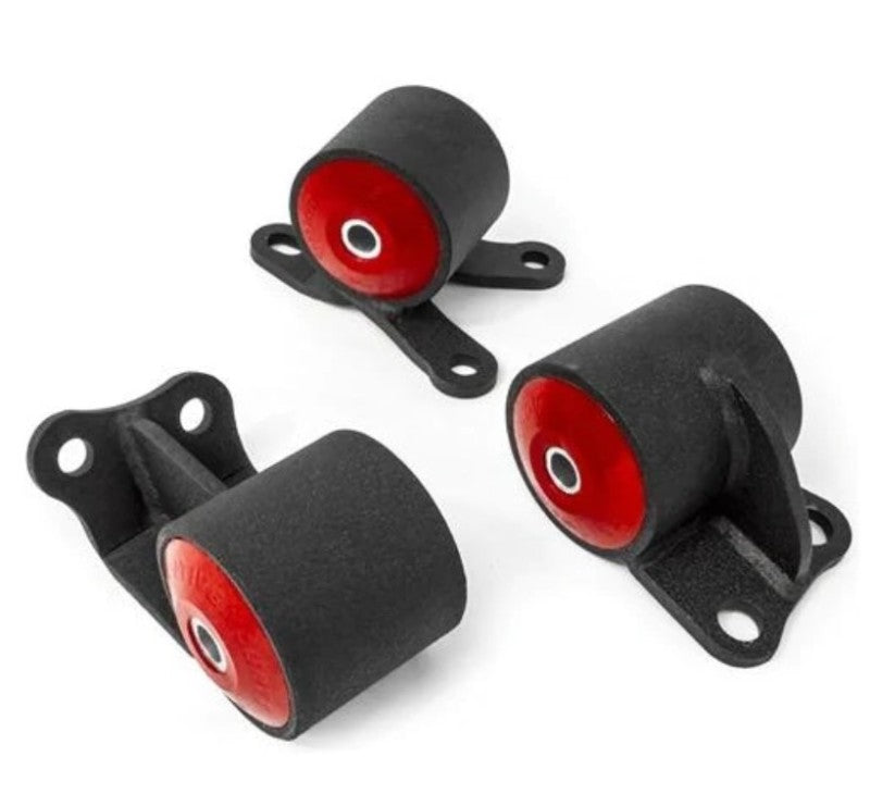 Innovative 92-95 Civic B/D Series Black Steel Mounts 85A Bushings (Auto Chassis Auto Trans)