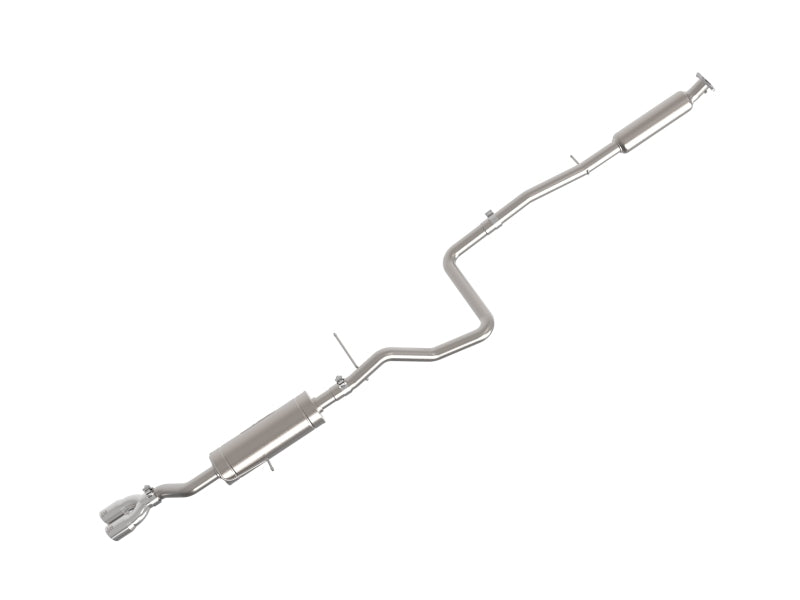 aFe Takeda Series 2 1/2 cala 304 SS Cat-Back 14-19 Ford Fiesta L4-1.6L z polerowaną końcówką